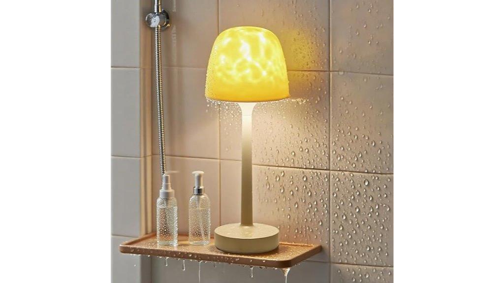 ocean wave shower lamp