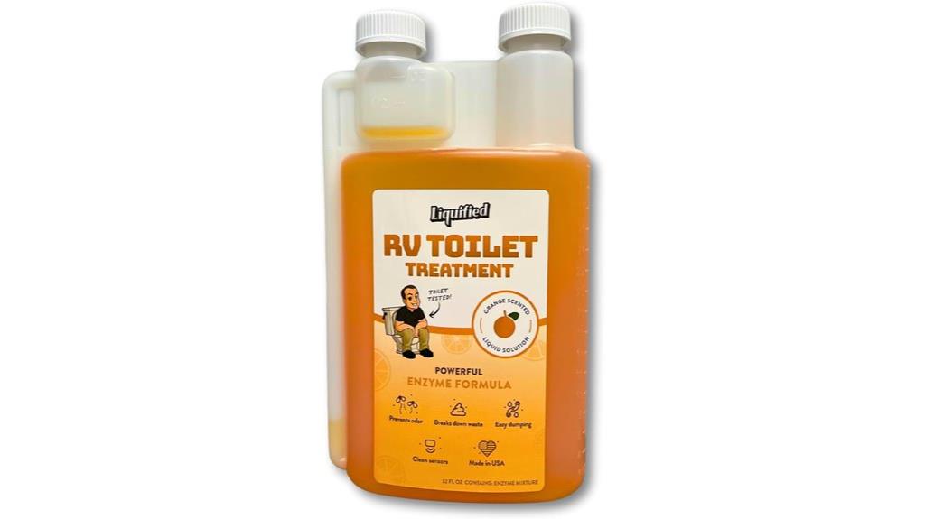 orange scented rv toilet treatment
