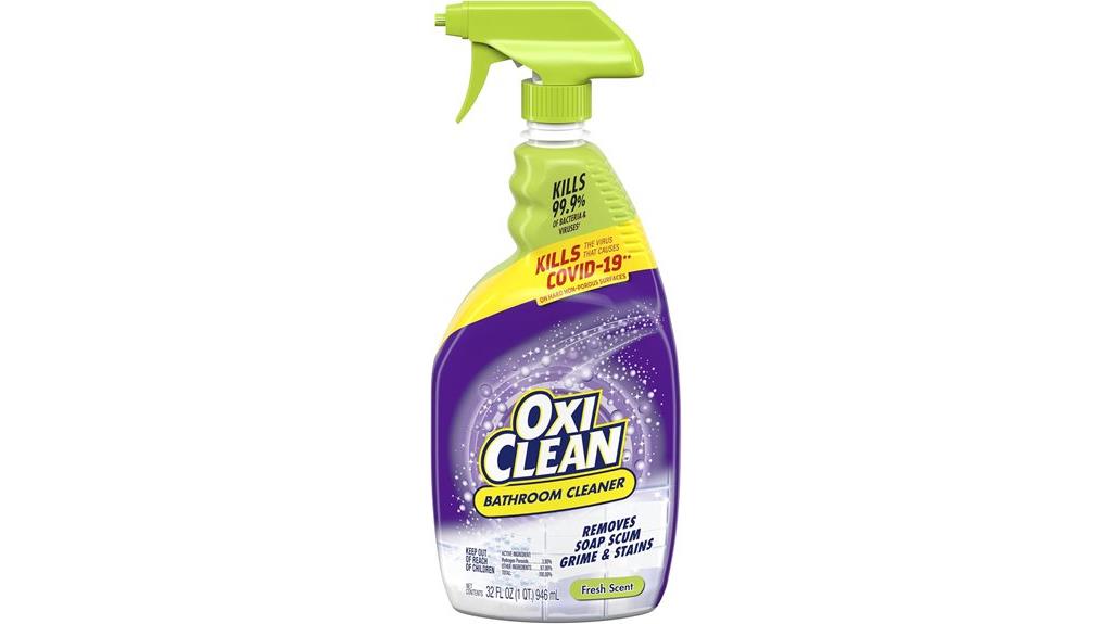 oxiclean bathroom shower cleaner