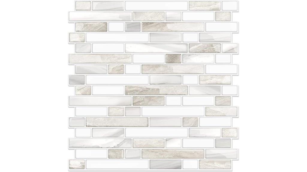 peel and stick tile backsplash