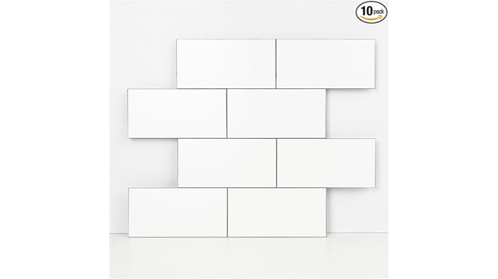 peel and stick white tiles