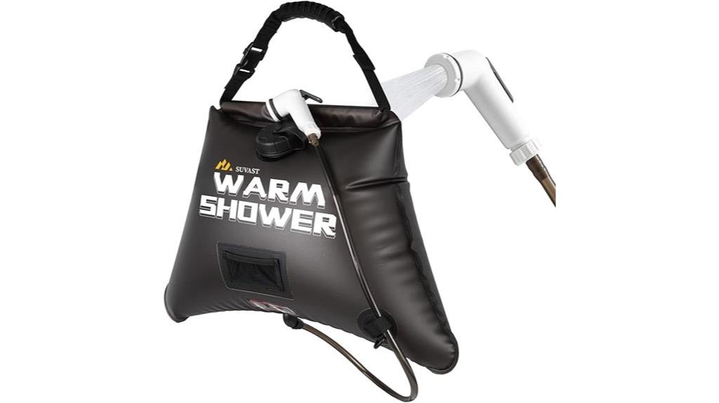 portable 4 gallon solar shower