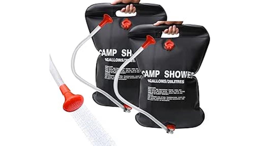 portable 5 gallon solar shower