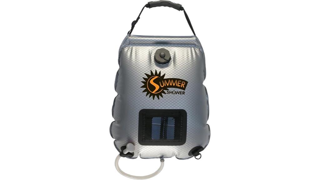 portable solar powered shower