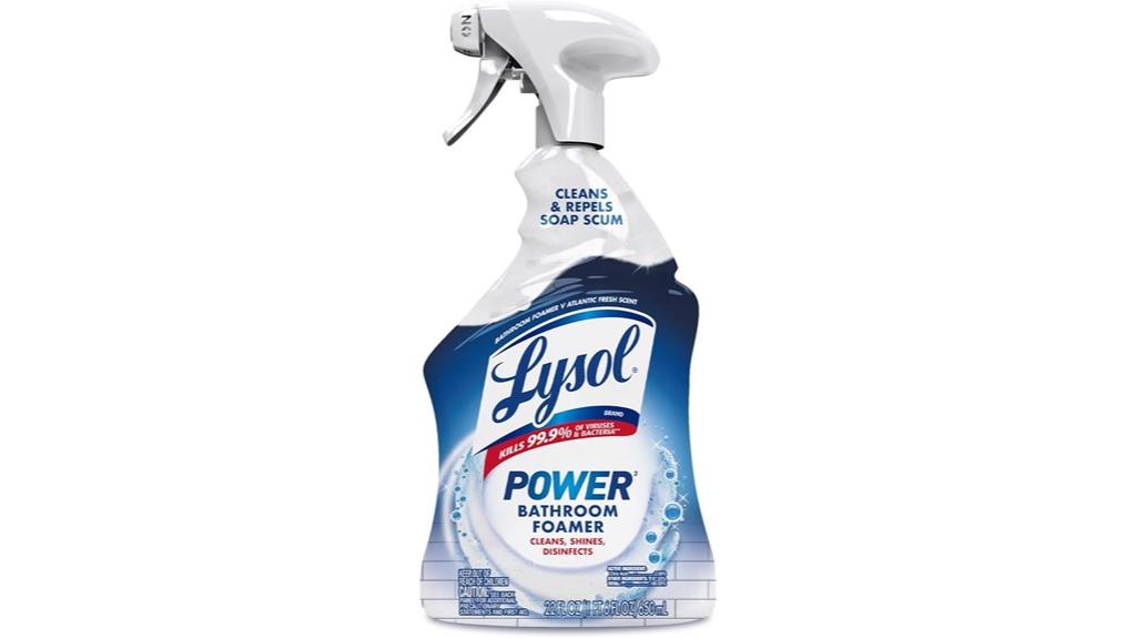 powerful bathroom cleaning foam