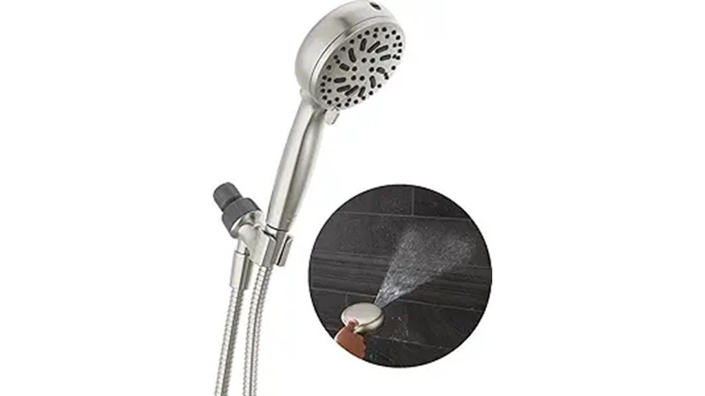 proclean brushed nickel showerhead