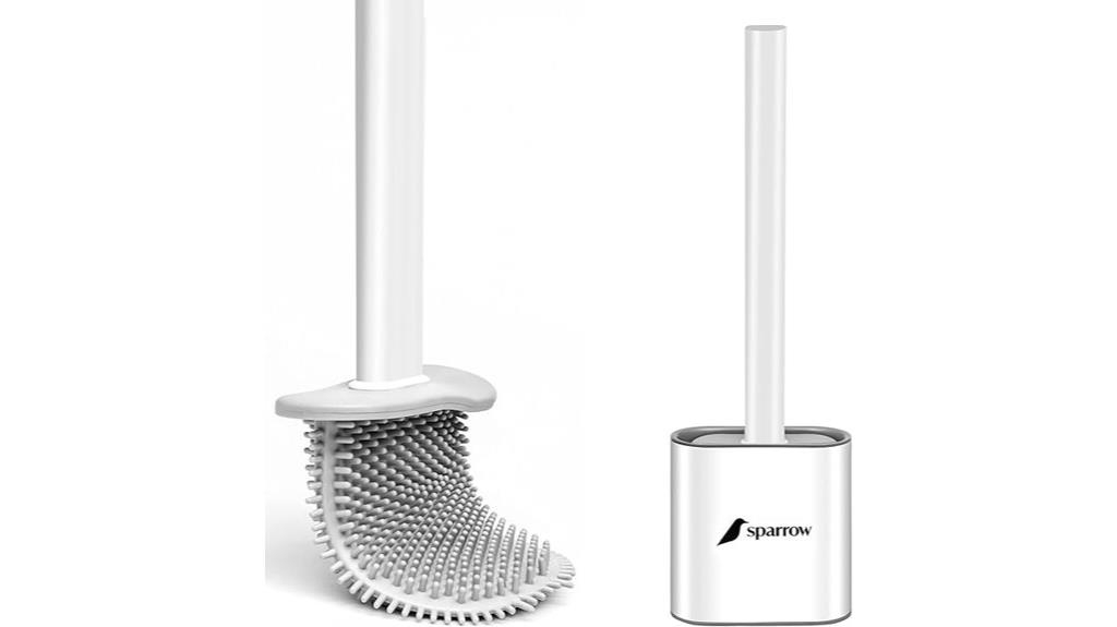 quick drying silicone toilet brush