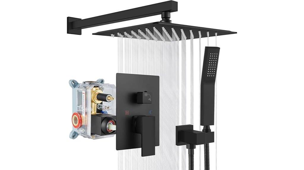 rain shower bathroom combo