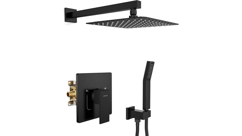 rainfall shower system