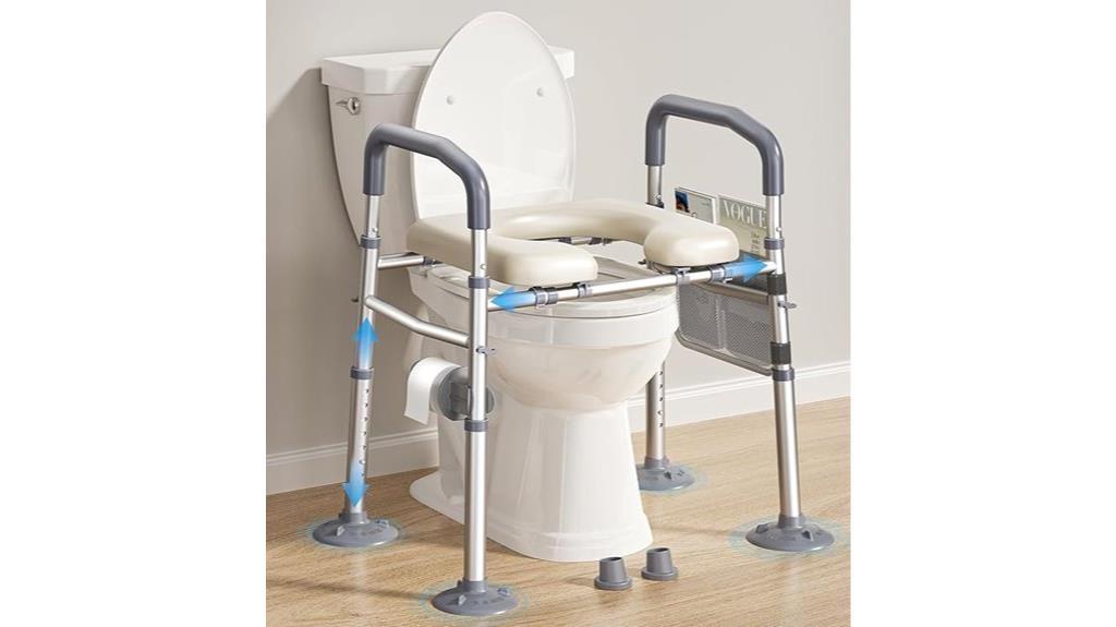 senior elevated toilet support