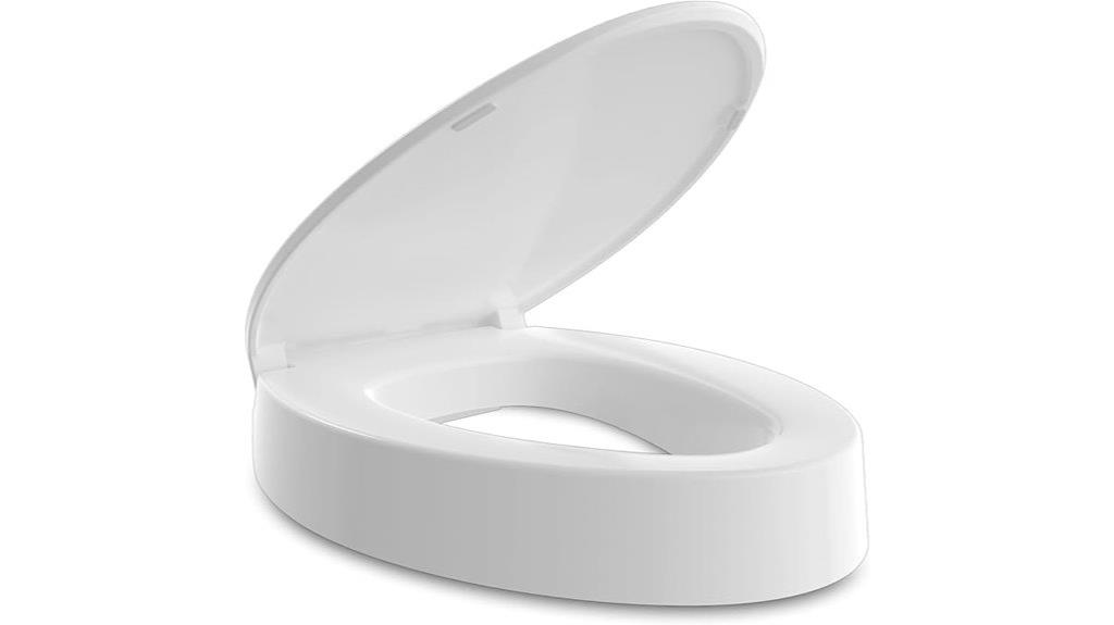 senior elongated toilet risers