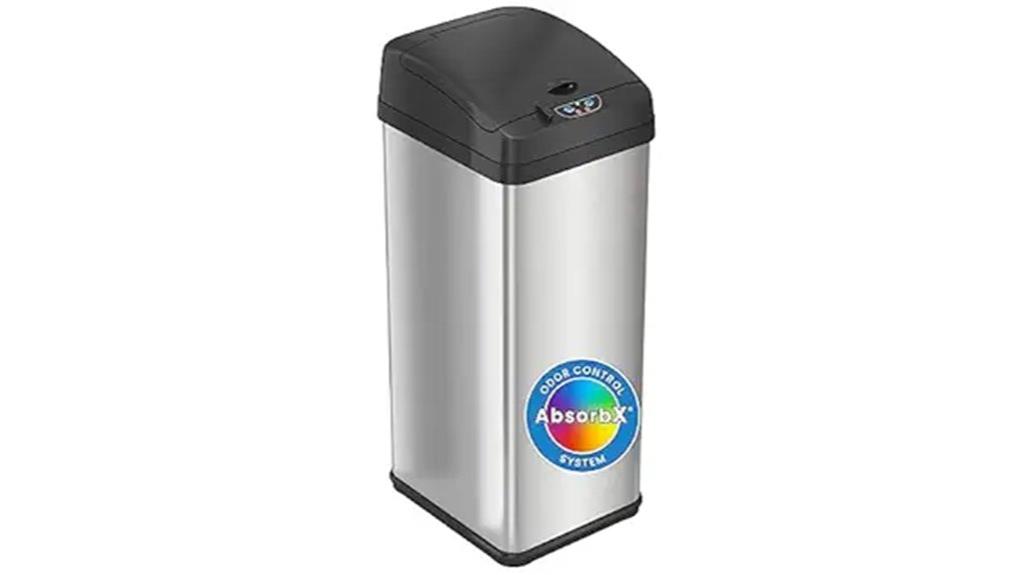 sensor powered kitchen trash can