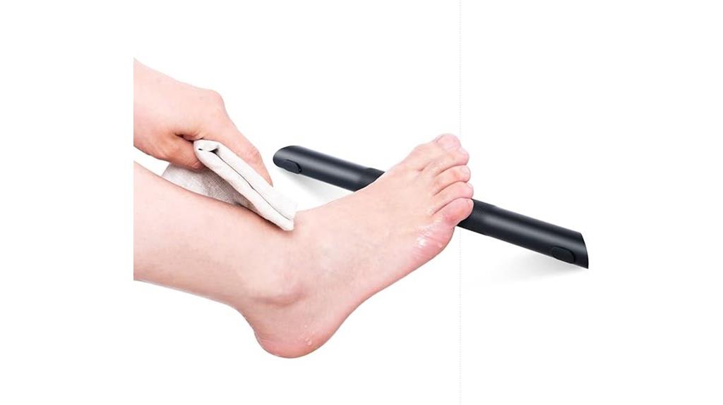 shower foot rest bar