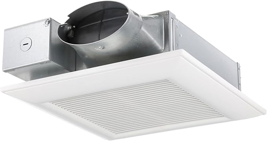 silent bathroom ventilation fan