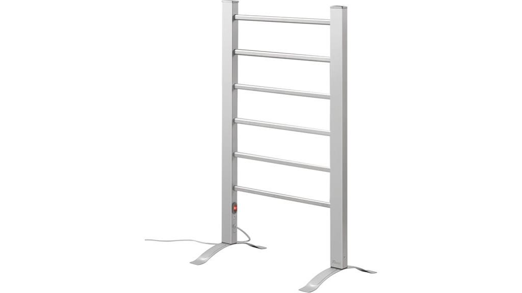 silver towel warmer versatile mount