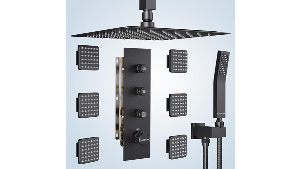 six jet shower faucet set