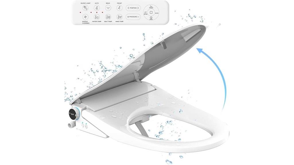 smart bidet with auto features