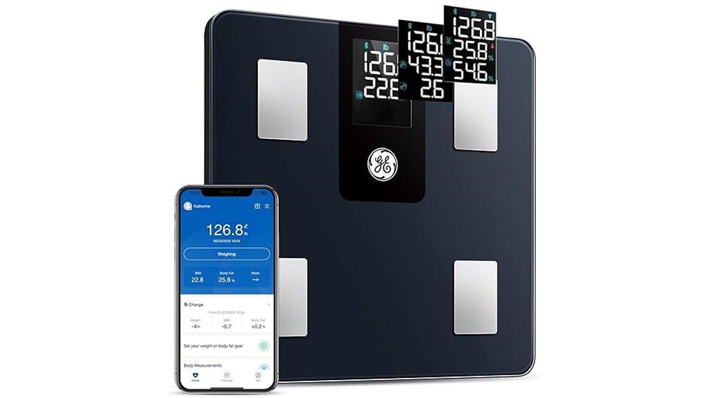 smart scale with lcd