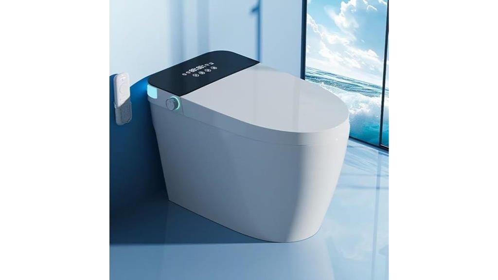 smart toilet with bidet