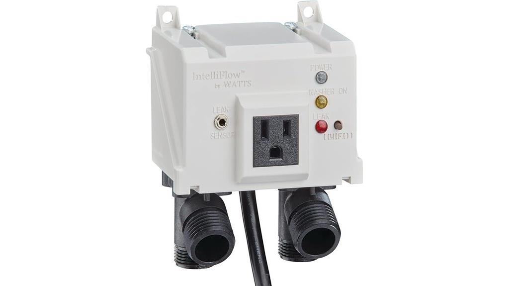 smart washing machine water shutoff
