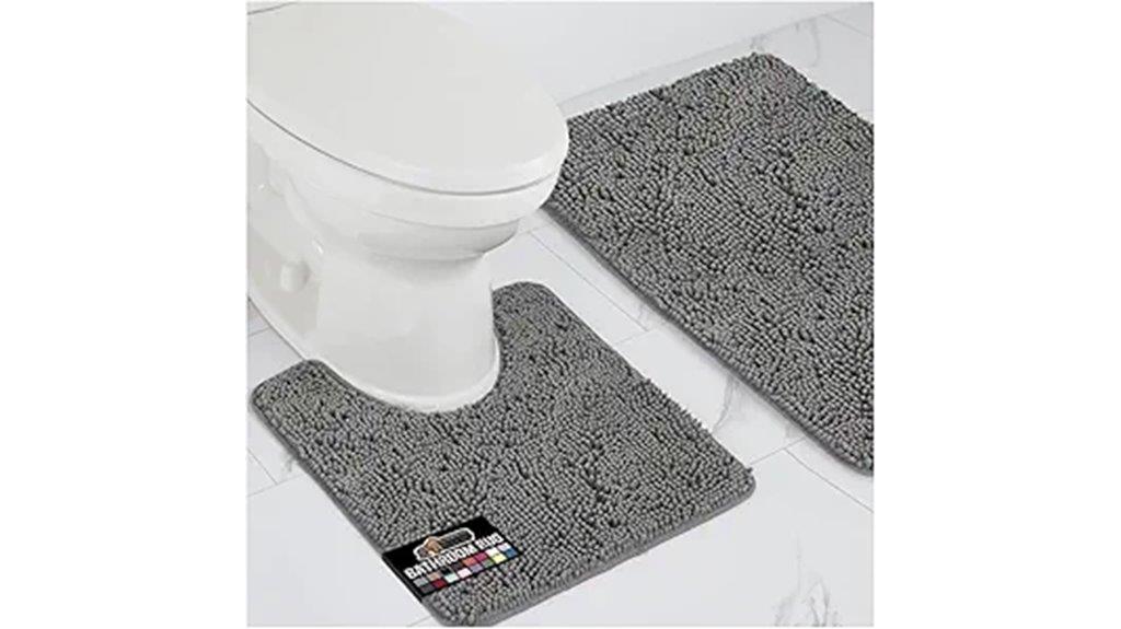 soft chenille bathroom rugs