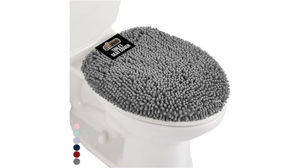 soft chenille toilet cover