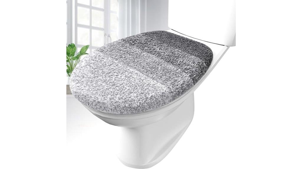 soft microfiber toilet cover