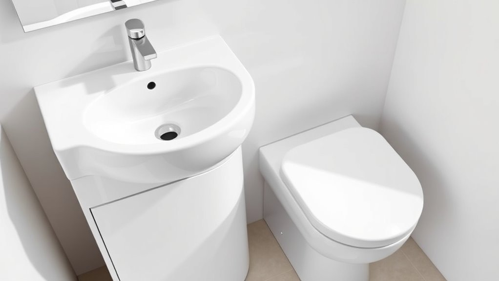 space saving toilet combos
