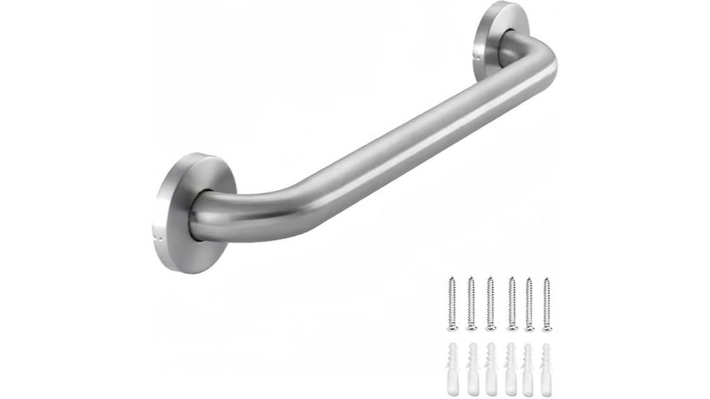 stainless steel shower grab bar