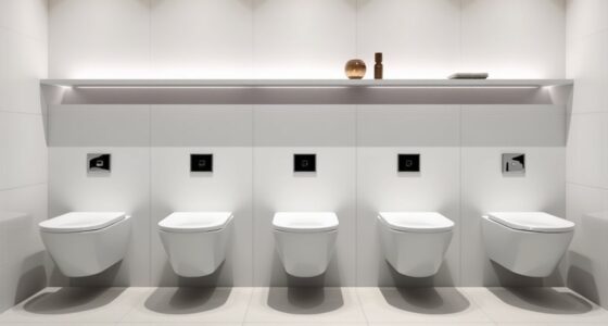 stylish space saving toilets