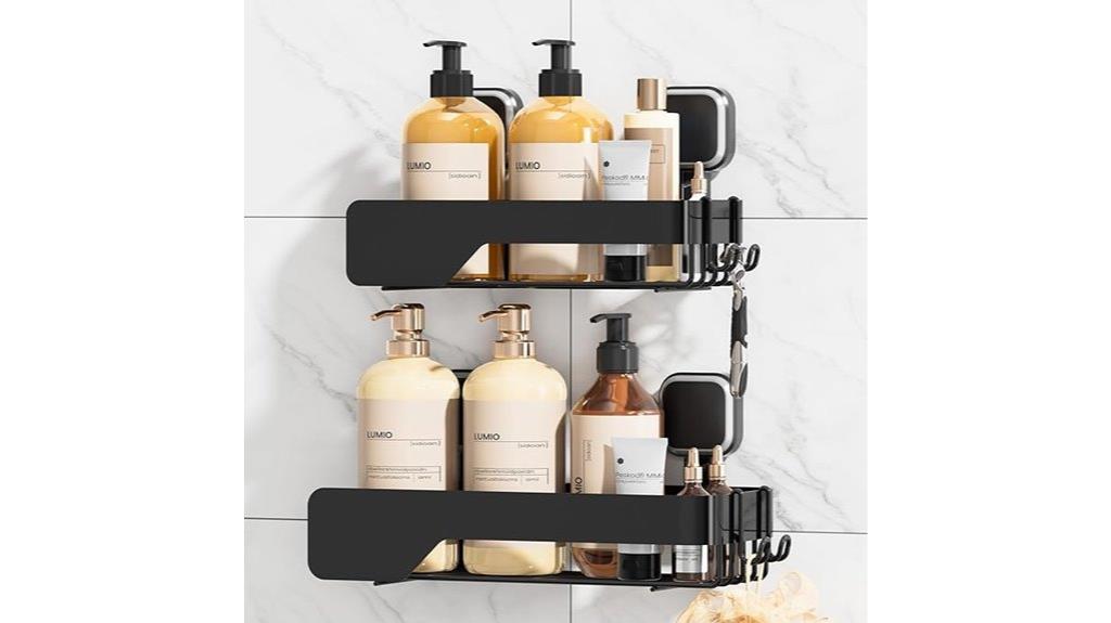 suction cup shower organizer