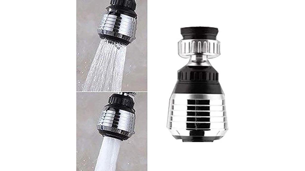 swivel faucet water saver
