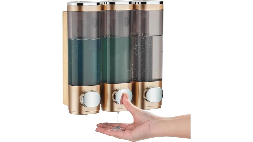 three chamber soap dispenser
