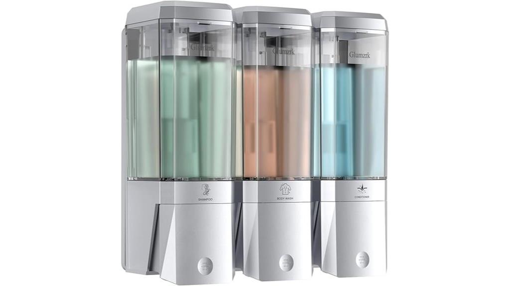 three chamber wall dispenser