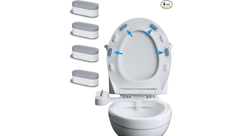 toilet bidet seat bumpers