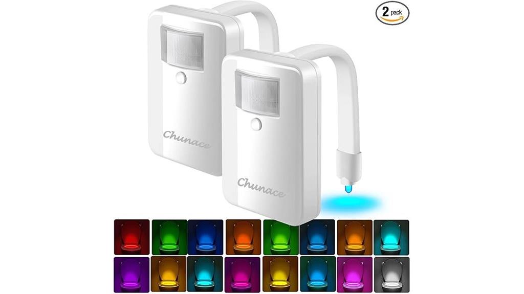 toilet night light set