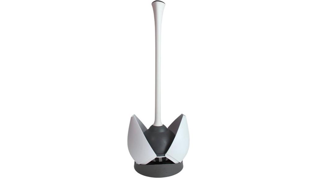 toilet plunger with caddy