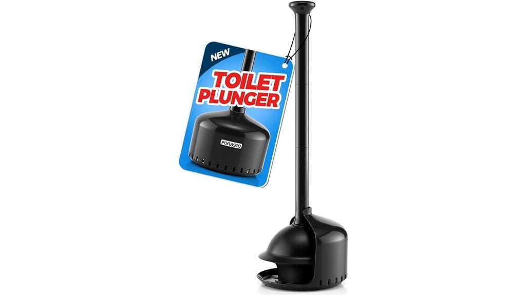 toilet plunger with holder