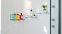 top bathroom corner shelves