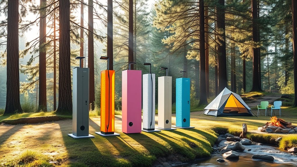 top portable camping showers