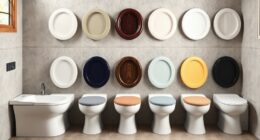 top round toilet seat options