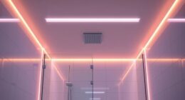top shower lighting kits