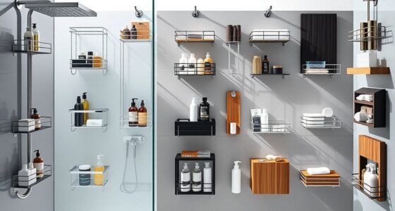 top shower storage ideas