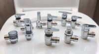top toilet flush valves