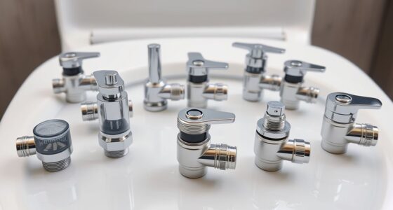 top toilet flush valves