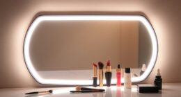 top vanity mirror lighting