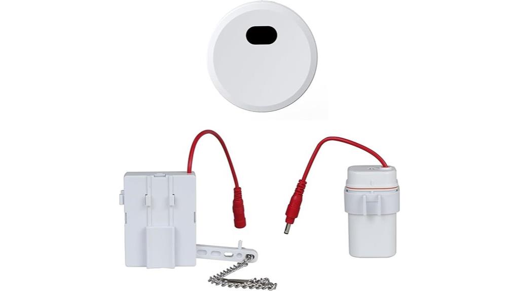 touchless toilet flushing system