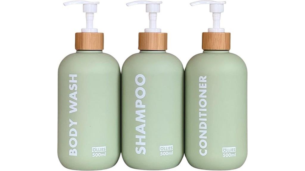 triple shampoo conditioner dispenser