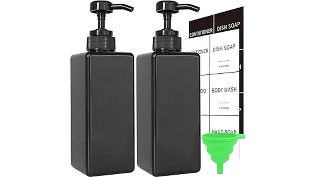two pack waterproof soap dispensers