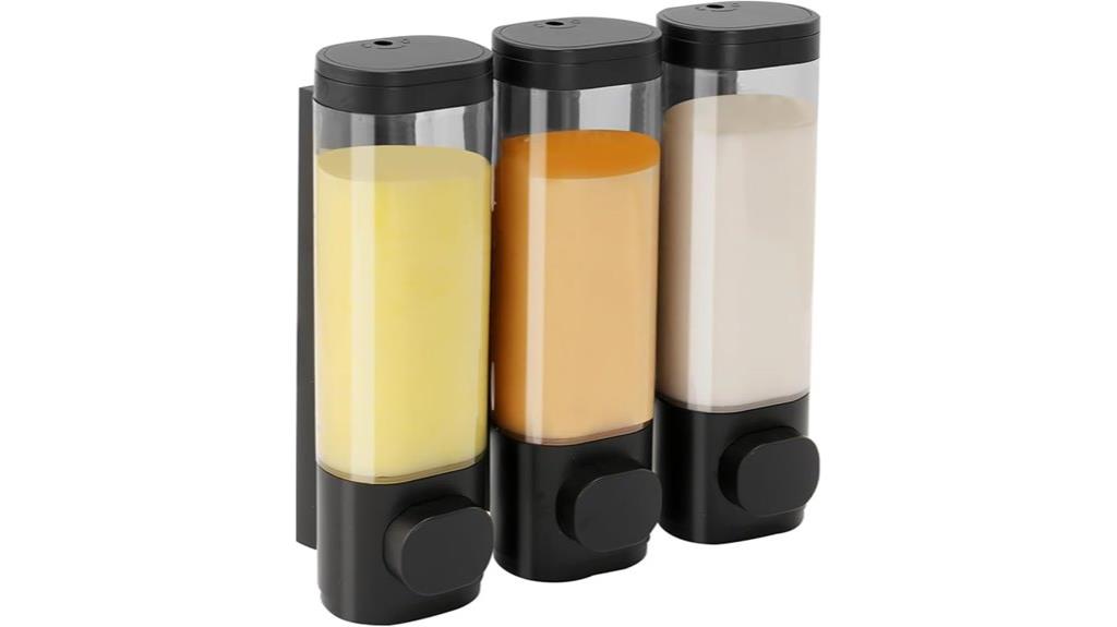 wall mounted shampoo dispenser